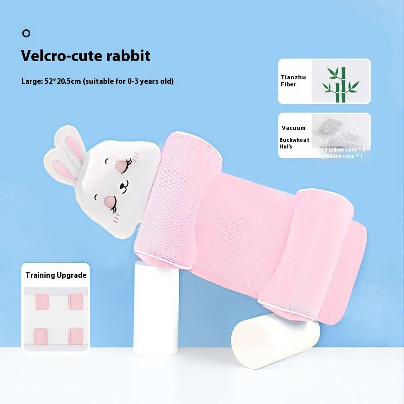 Baby Head Shaping Pillow 0-1 Year | Xiaomi Buckwheat Filling | Deformational Head Correction for Newborns | Breathable Anti-Rollover Infant Sleep Positioner