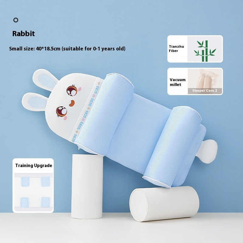 Baby Head Shaping Pillow 0-1 Year | Xiaomi Buckwheat Filling | Deformational Head Correction for Newborns | Breathable Anti-Rollover Infant Sleep Positioner