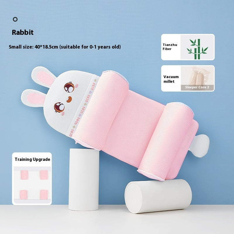 Baby Head Shaping Pillow 0-1 Year | Xiaomi Buckwheat Filling | Deformational Head Correction for Newborns | Breathable Anti-Rollover Infant Sleep Positioner