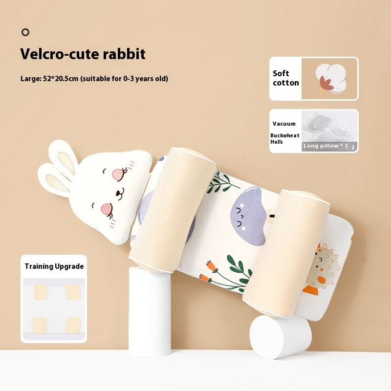 Baby Head Shaping Pillow 0-1 Year | Xiaomi Buckwheat Filling | Deformational Head Correction for Newborns | Breathable Anti-Rollover Infant Sleep Positioner