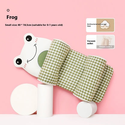 Baby Head Shaping Pillow 0-1 Year | Xiaomi Buckwheat Filling | Deformational Head Correction for Newborns | Breathable Anti-Rollover Infant Sleep Positioner