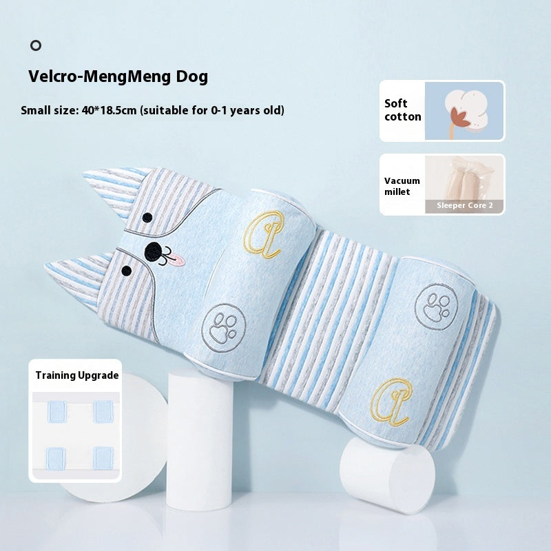 Baby Head Shaping Pillow 0-1 Year | Xiaomi Buckwheat Filling | Deformational Head Correction for Newborns | Breathable Anti-Rollover Infant Sleep Positioner