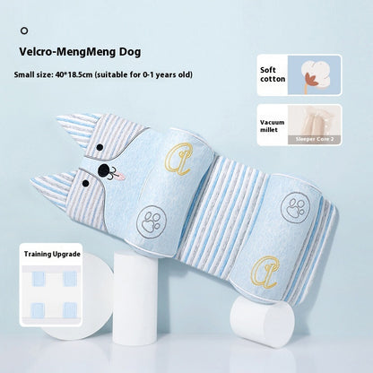 Baby Head Shaping Pillow 0-1 Year | Xiaomi Buckwheat Filling | Deformational Head Correction for Newborns | Breathable Anti-Rollover Infant Sleep Positioner