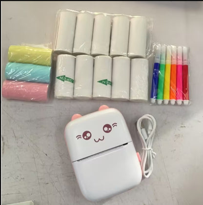 Mini Printer Portable Mini Bluetooth WiFi Label Printer