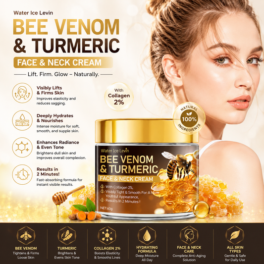 Bee Venom Instant Facial Lifting Cream – Firm, Tighten & Smooth Loose Skin | Hyaluronic Acid Anti-Aging Moisturiser for All Skin Types
