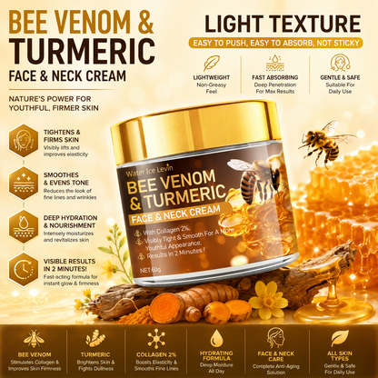 Bee Venom Instant Facial Lifting Cream – Firm, Tighten & Smooth Loose Skin | Hyaluronic Acid Anti-Aging Moisturiser for All Skin Types