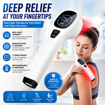 Cold Laser Therapy Device for Pain Relief | Includes Free Safety Glasses