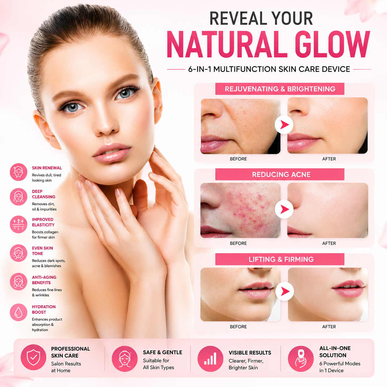 FaceLift Pro™  Lift, Firm & Rejuvenate Your Skin in Just 10 Minutes a Day