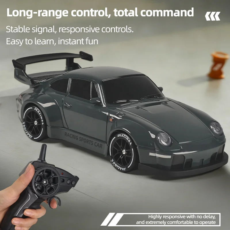DriftStorm™ RC Car 1:10 Scale | 4WD All-Terrain Drift Racer | Brushless Motor | 60+ km/h | 2.4GHz Remote | Rechargeable