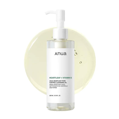 Anua Heartleaf Korean Skincare Set – Deep Cleansing Face Wash & Makeup Cleansing Oil for Pore Care and Hydrated Skin