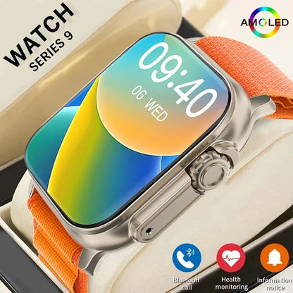 Ultra Gen 2 Smart Watch | Bluetooth Calling & AI Health Tracking | Large HD Display | Sleep Monitor, Heart Rate & Blood Oxygen | Compatible with Android & iOS