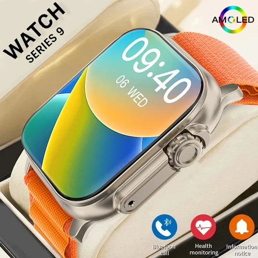 Ultra Gen 2 Smart Watch | Bluetooth Calling & AI Health Tracking | Large HD Display | Sleep Monitor, Heart Rate & Blood Oxygen | Compatible with Android & iOS
