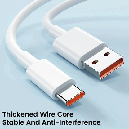 Fast Charger Type-C Cable For Xiaomi 10 11 12 Lite 13T Redmi Note 11T 12T 13 Pro POCO F4 F5 X4 GT X5 X6 iphone 15 pro and above Quick Charge