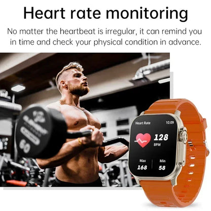 Ultra Gen 2 Smart Watch | Bluetooth Calling & AI Health Tracking | Large HD Display | Sleep Monitor, Heart Rate & Blood Oxygen | Compatible with Android & iOS