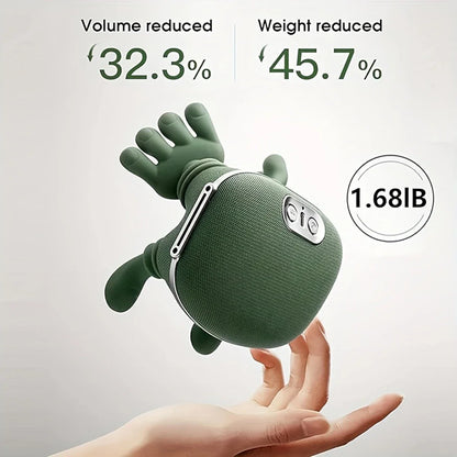 Bionic Finger Electric Neck Massager | Cordless Kneading Shiatsu Shoulder Massager | Portable Pain Relief Device for Home, Office & Travel Use