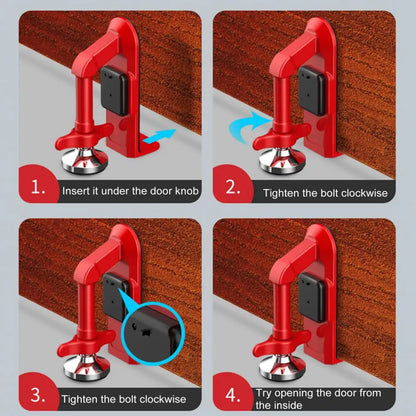 Portable Alarm Door Stopper