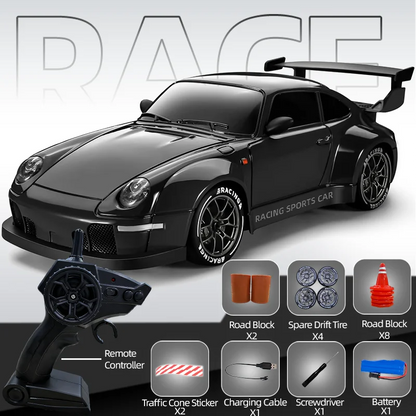 DriftStorm™ RC Car 1:10 Scale | 4WD All-Terrain Drift Racer | Brushless Motor | 60+ km/h | 2.4GHz Remote | Rechargeable