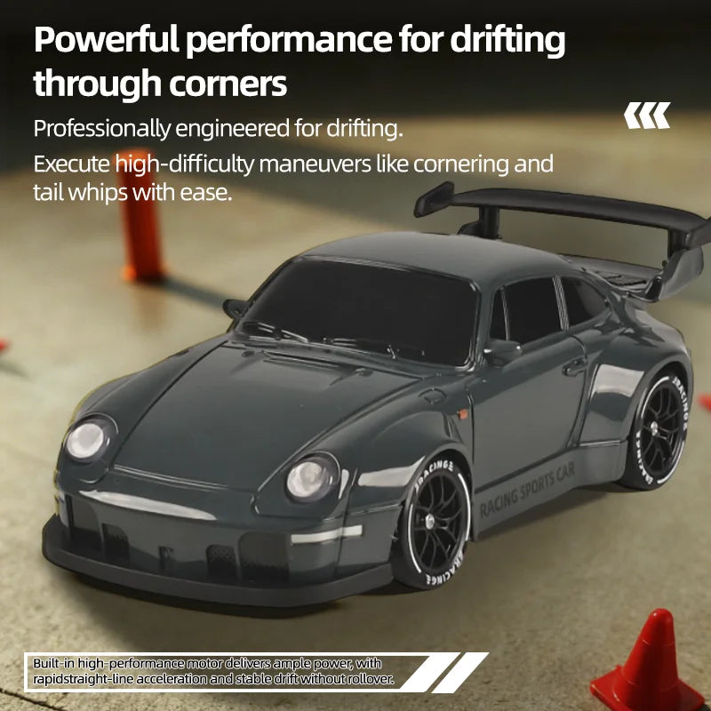 DriftStorm™ RC Car 1:10 Scale | 4WD All-Terrain Drift Racer | Brushless Motor | 60+ km/h | 2.4GHz Remote | Rechargeable