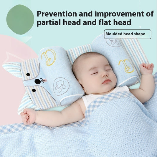 Baby Head Shaping Pillow 0-1 Year | Xiaomi Buckwheat Filling | Deformational Head Correction for Newborns | Breathable Anti-Rollover Infant Sleep Positioner