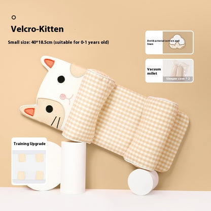 Baby Head Shaping Pillow 0-1 Year | Xiaomi Buckwheat Filling | Deformational Head Correction for Newborns | Breathable Anti-Rollover Infant Sleep Positioner
