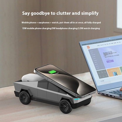 CyberDock Multifunctional 3 in 1 Wireless Charger