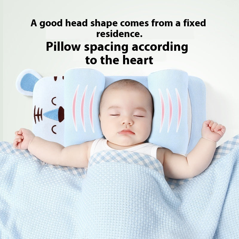Baby Head Shaping Pillow 0-1 Year | Xiaomi Buckwheat Filling | Deformational Head Correction for Newborns | Breathable Anti-Rollover Infant Sleep Positioner