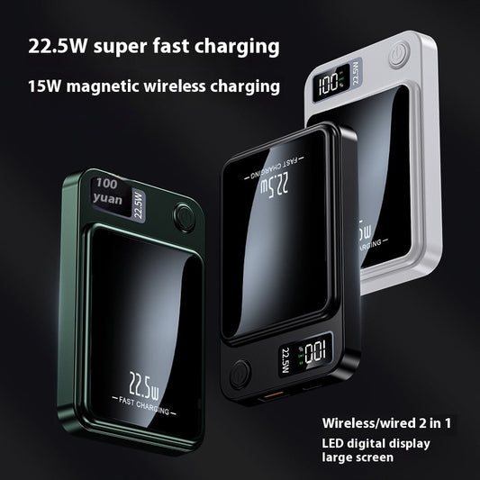 Magnetic Magsafe Wireless Super Fast Charge Mobile Power Supply