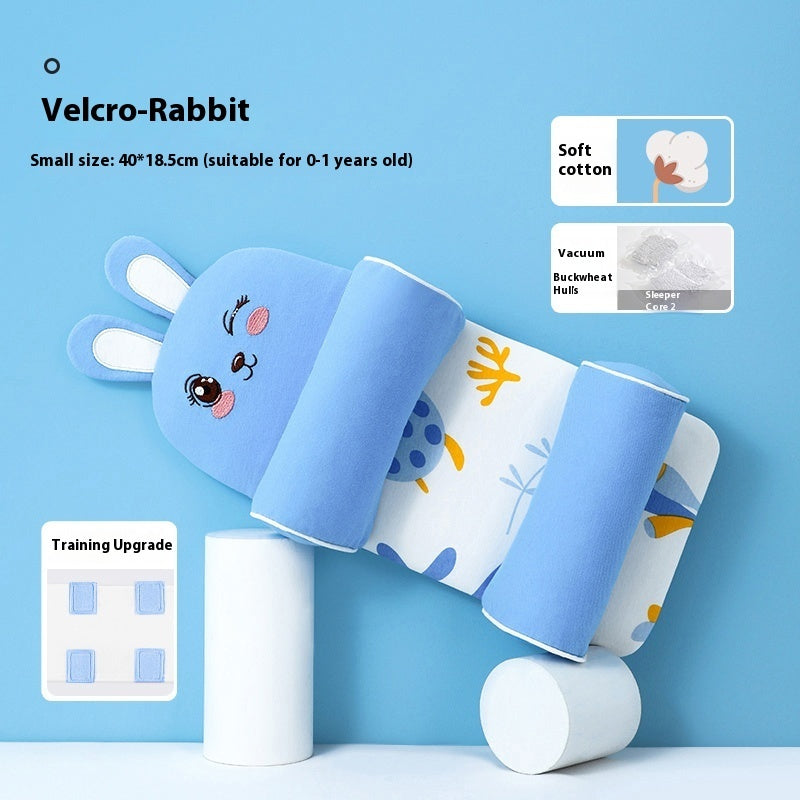 Baby Head Shaping Pillow 0-1 Year | Xiaomi Buckwheat Filling | Deformational Head Correction for Newborns | Breathable Anti-Rollover Infant Sleep Positioner