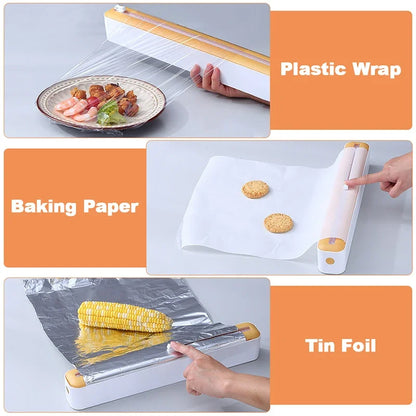 Magnetic Food Wrap Cutter Station