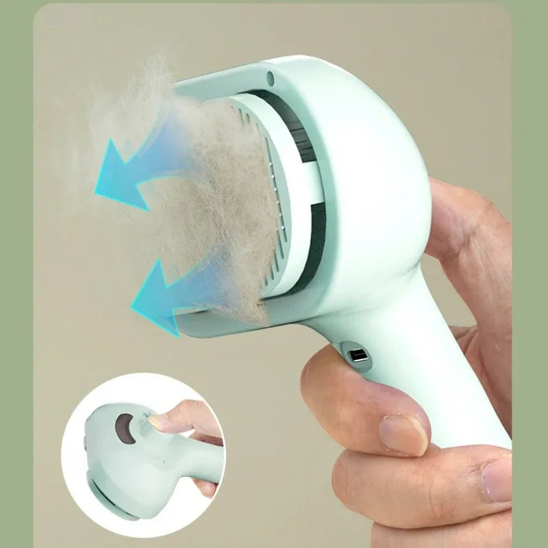 Steam Grooming Brush For Dogs