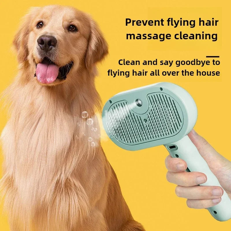 Steam Grooming Brush For Dogs
